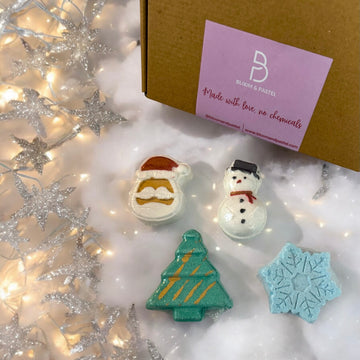 Christmas Bath Bomb Box of 4